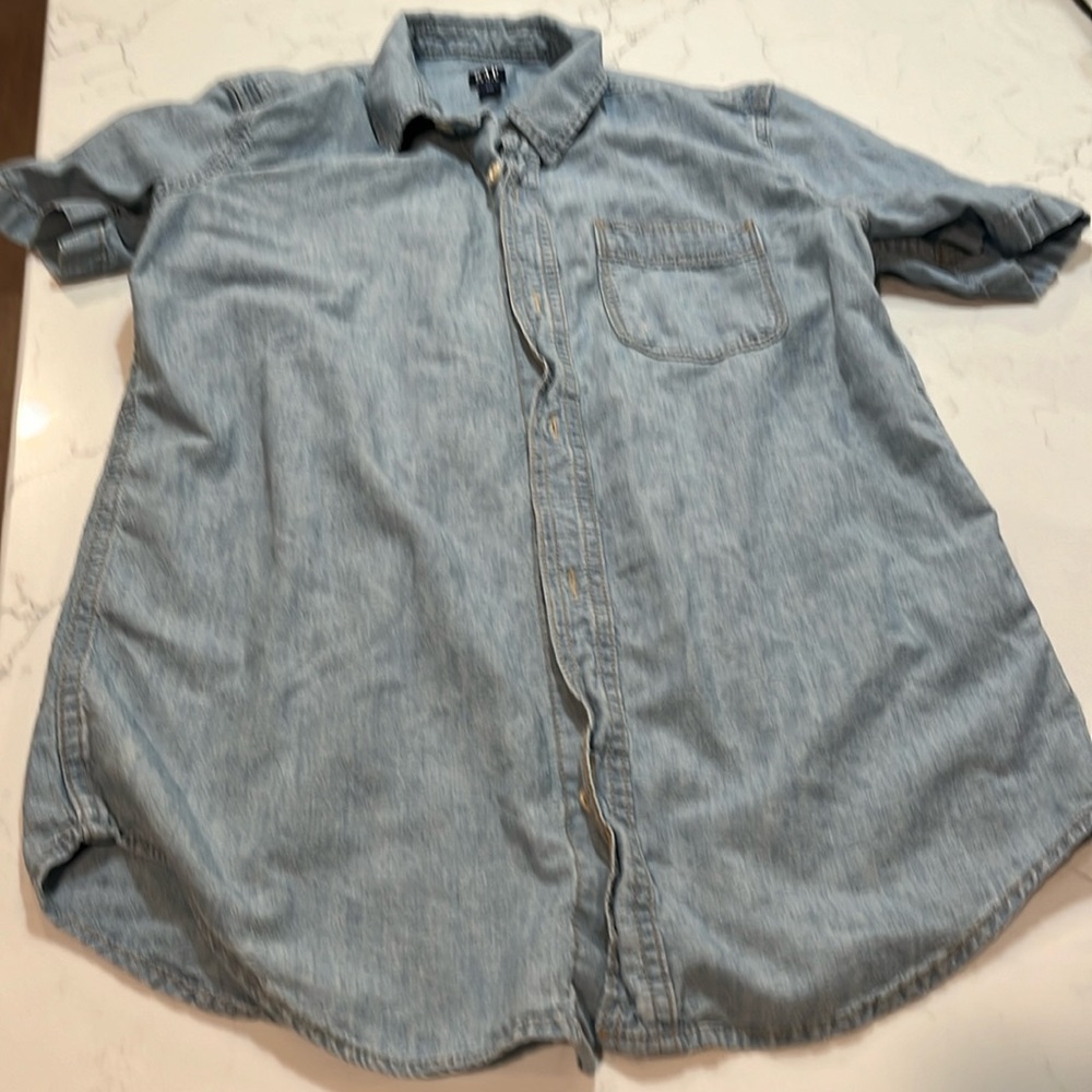 Boys Gap Denim xxl button down shirt